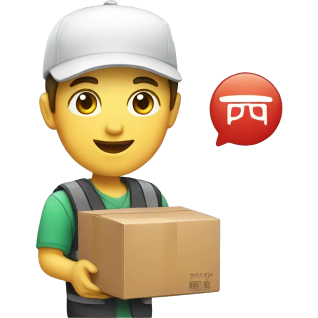  courier delivered sushi emoji