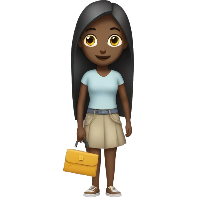 girl with empty wallet emoji