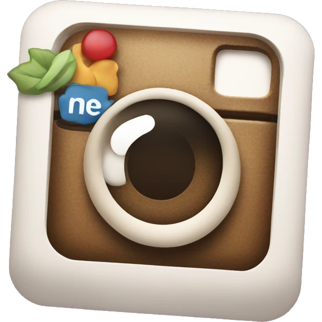 Instagram logo emoji