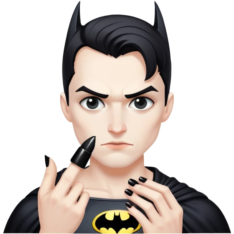 عکس بتمن  درحال لاک زدن emoji