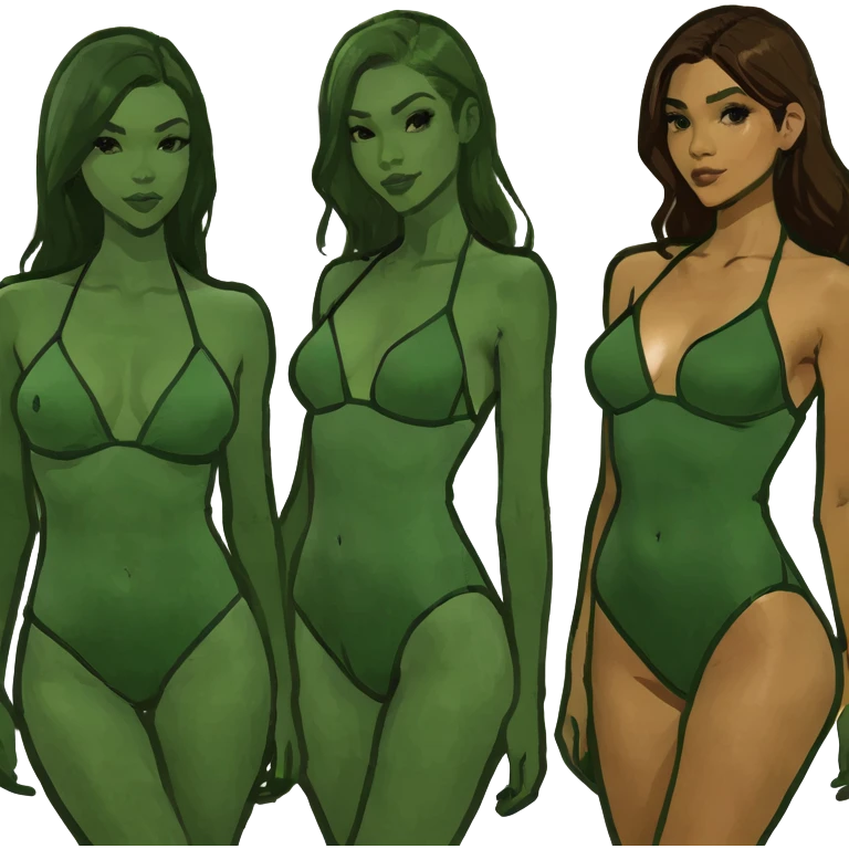 Swimsuit models  emoji
