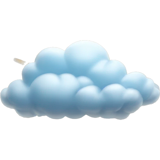 clouds with rays coming out of it  emoji