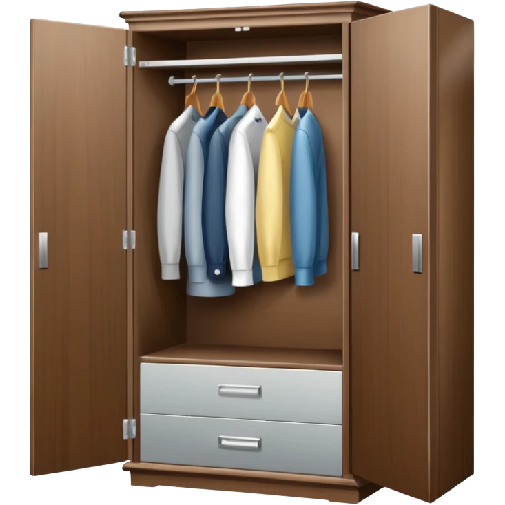 wardrobe modern closed emoji