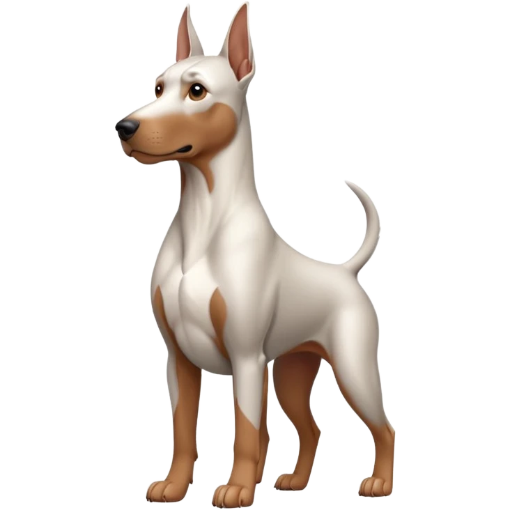 white doberman Y3 emoji