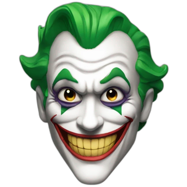 The joker smiling emoji