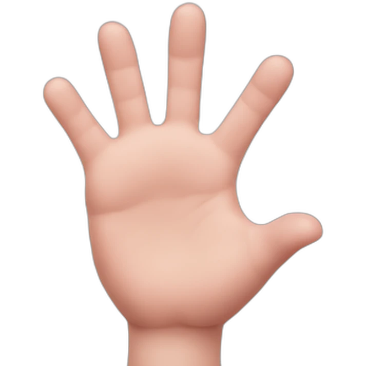 pig nose waving hand emoji