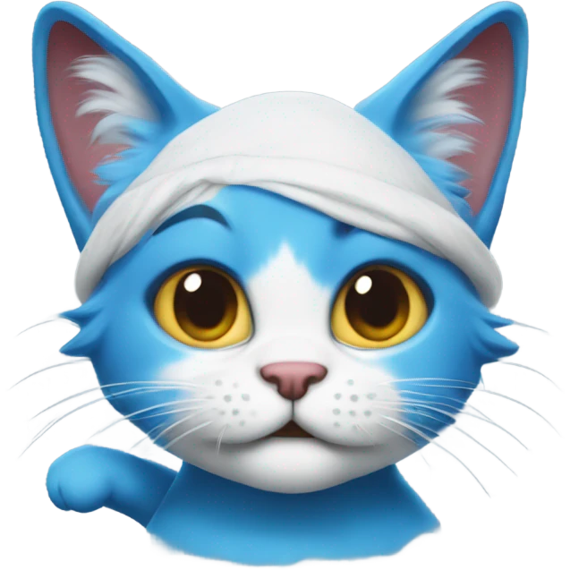 Smurf cat emoji