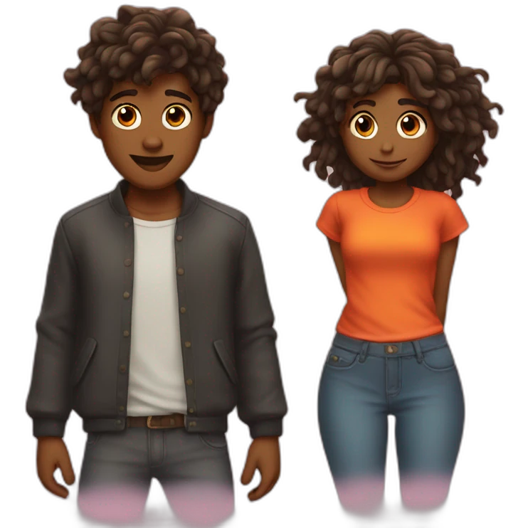 fireboy & watergirl  hair emoji