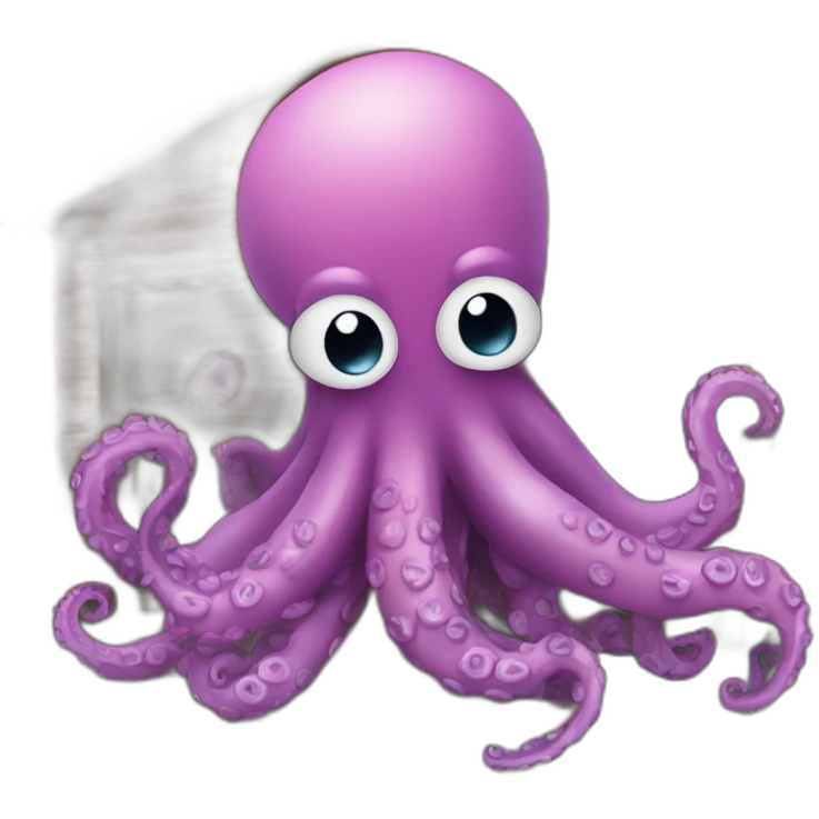 com un pulpo en garage emoji