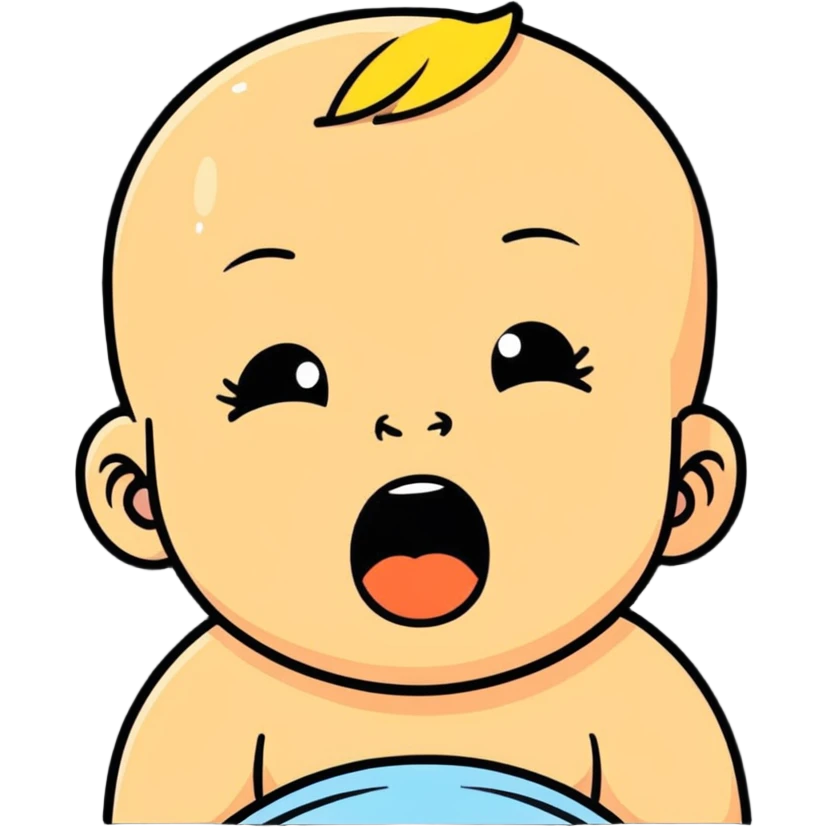 baby crying emoji
