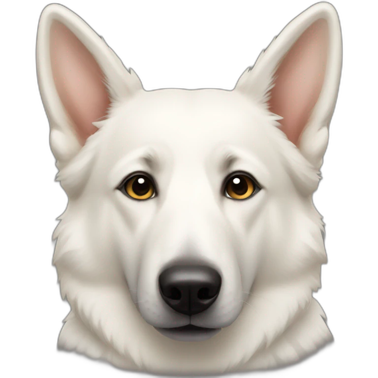 white german shepherd emoji