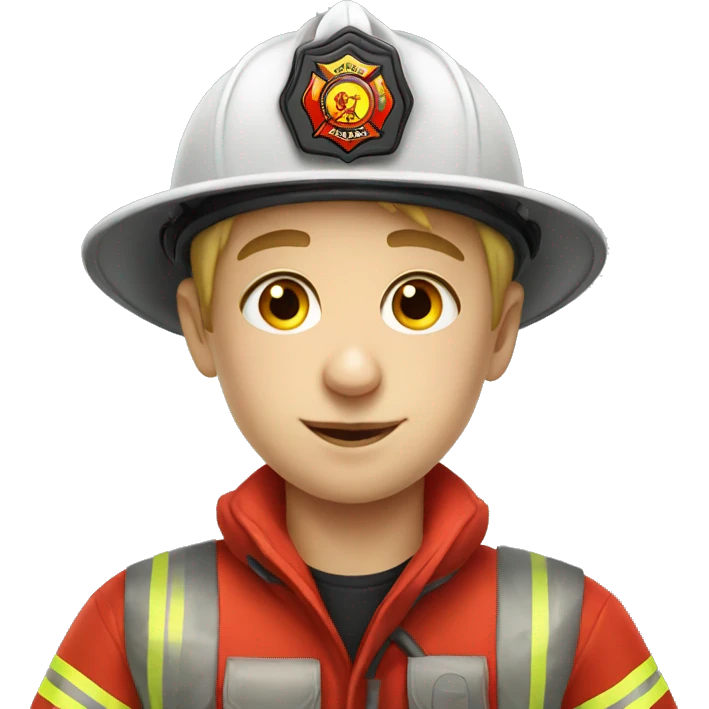 young firefighter from ukraine emoji