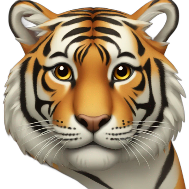 tiger's face emoji