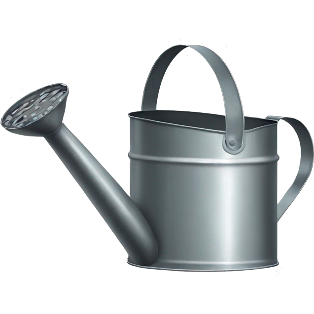 steel watering can emoji