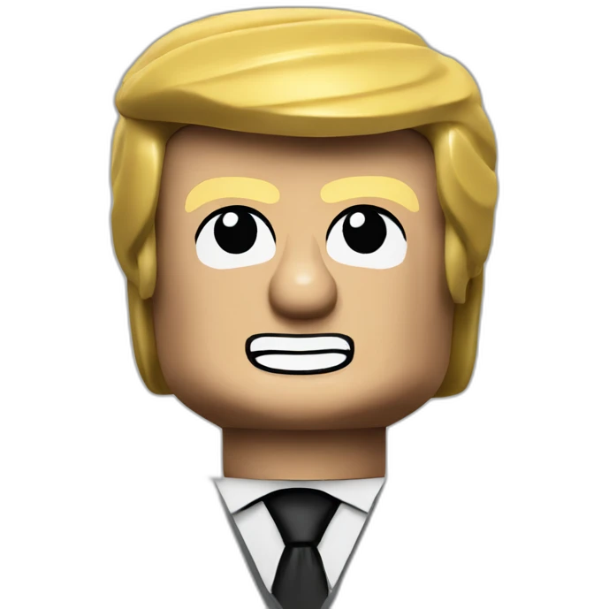 LEGO Donald Trump emoji
