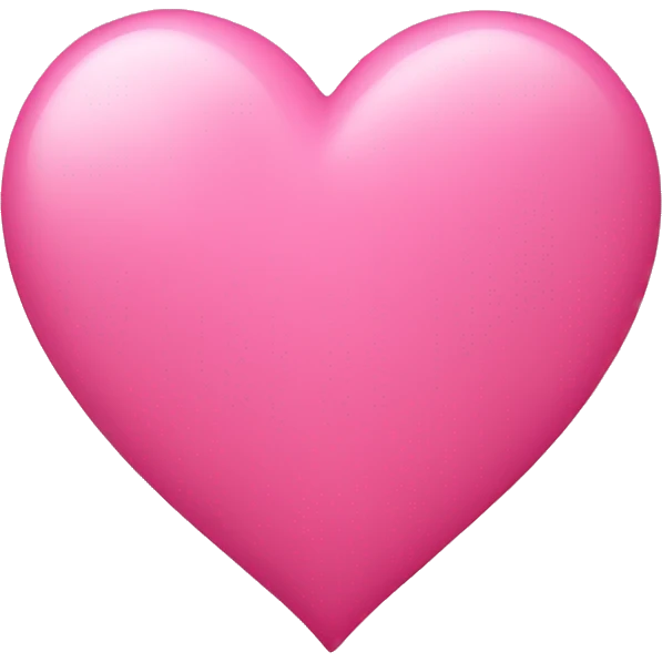 Pink heart emoji