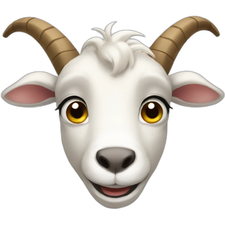 goat drool happy emoji