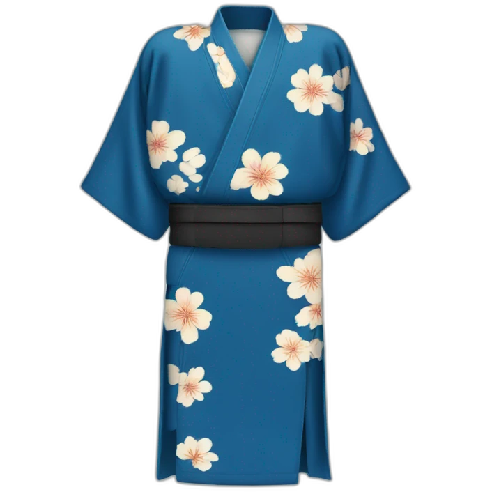 Kimono-blue-belt emoji