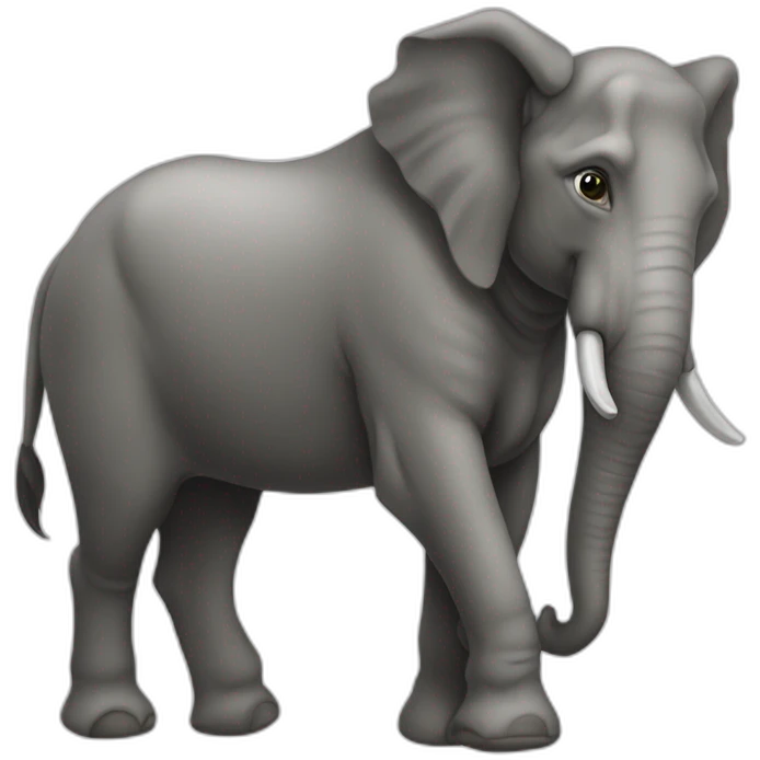 Cheval sur éléphant emoji