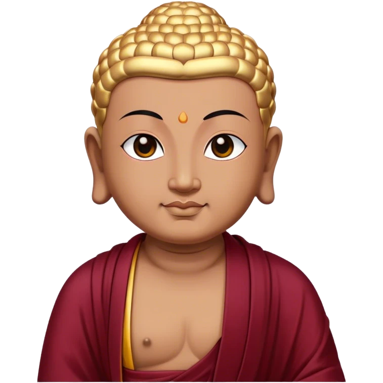 Buddha Burgundy emoji