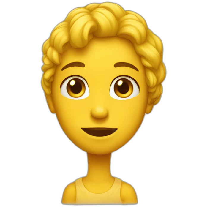 Coração amarelo emoji