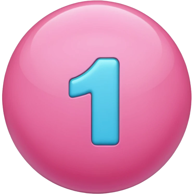 The number 11 but in pink emoji