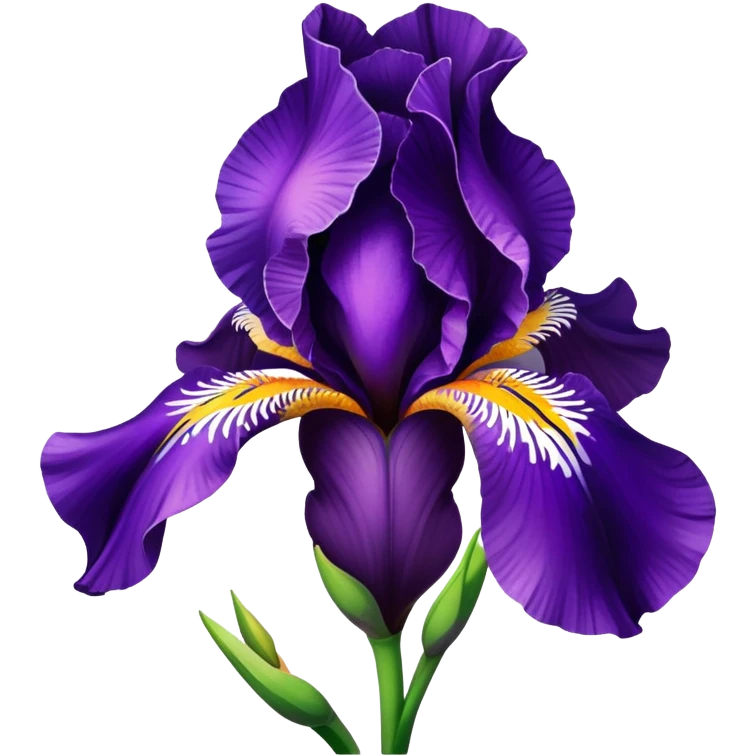 Purple Iris emoji