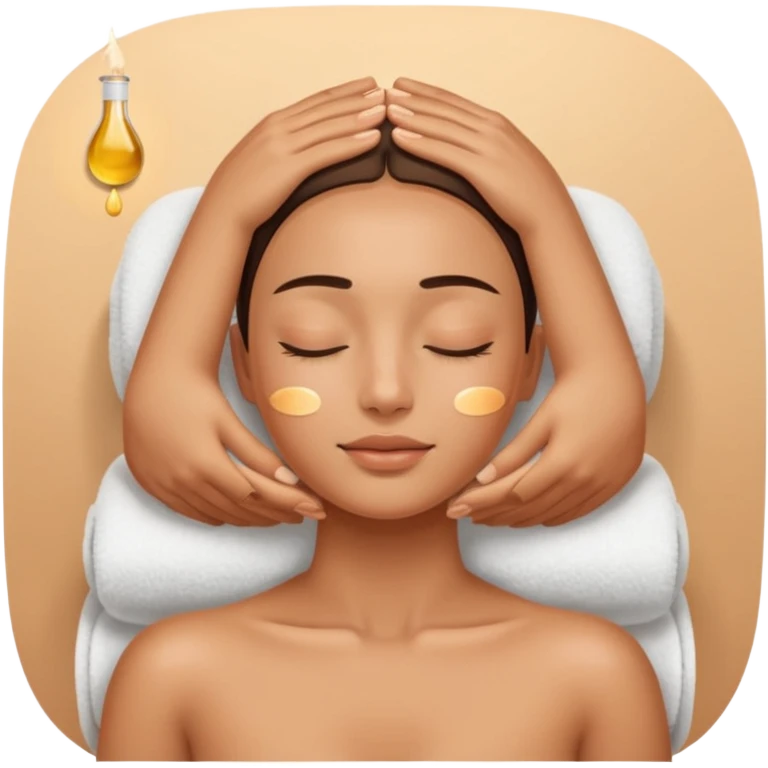 oil massage emoji  emoji