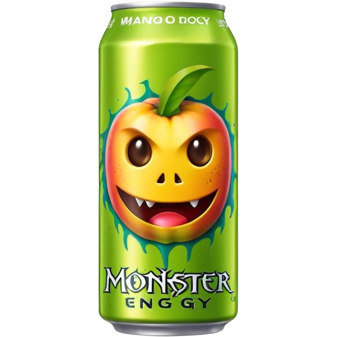 Mango Loco Monster energy drink emoji