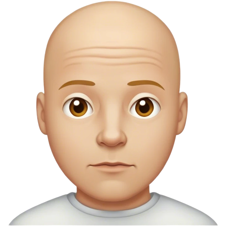 Bald man saying I’m Peter emoji