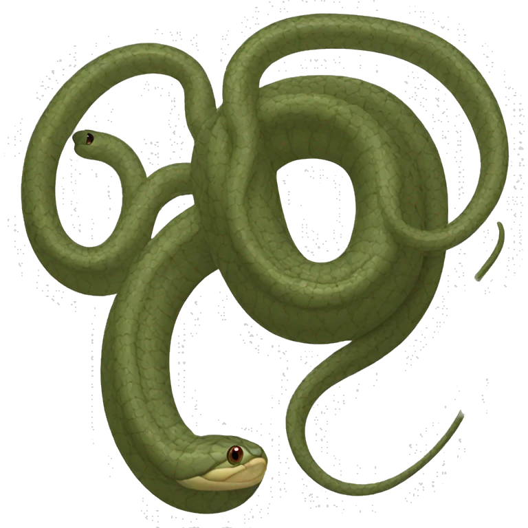 Common Worm Snake  emoji