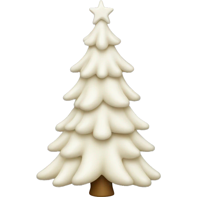 ivory christmas tree emoji