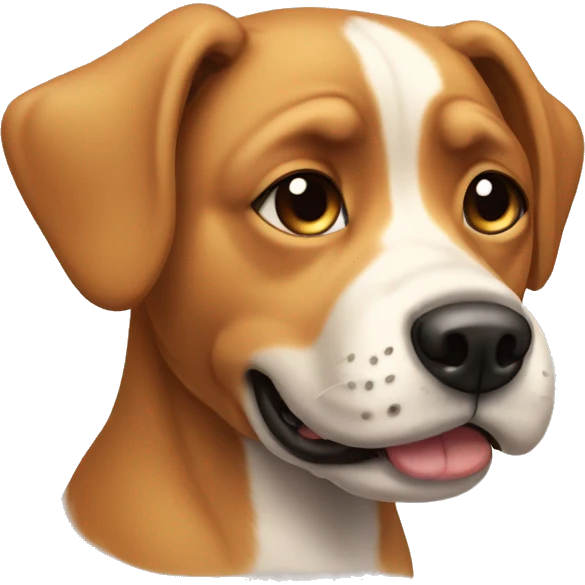 dog with sagging cheeks emoji