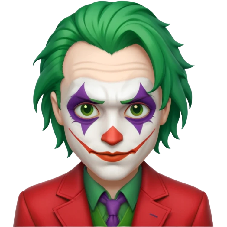 Joker Villain, red jocket emoji