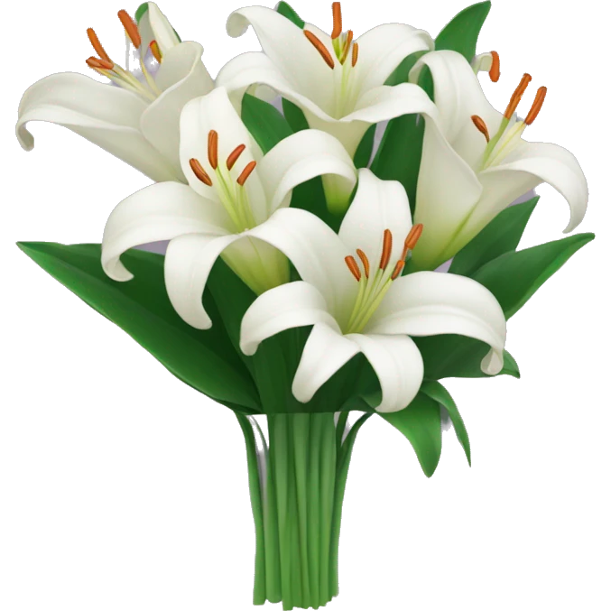 A bouquet of lillies  emoji