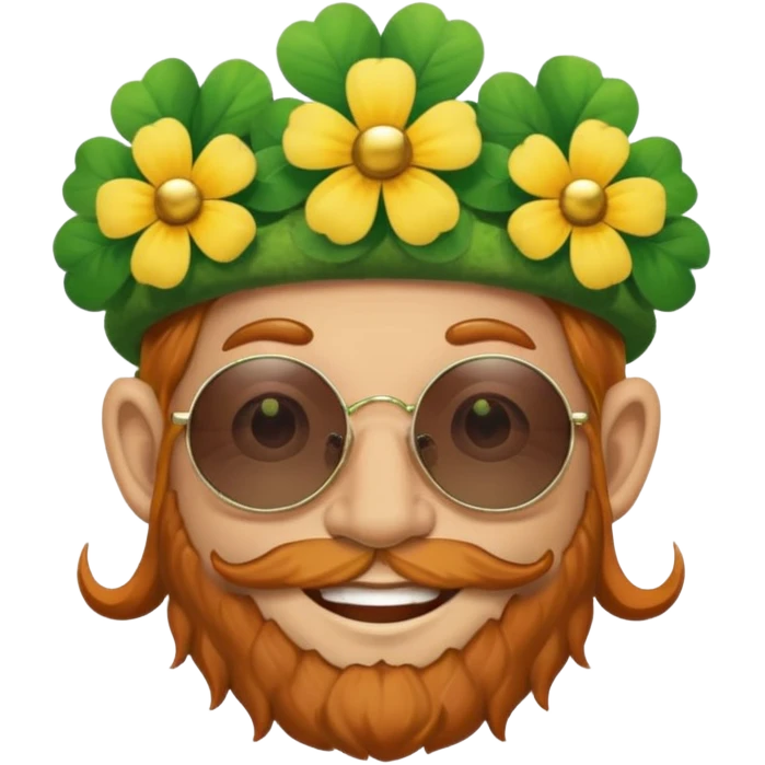 hippy leprechaun  emoji