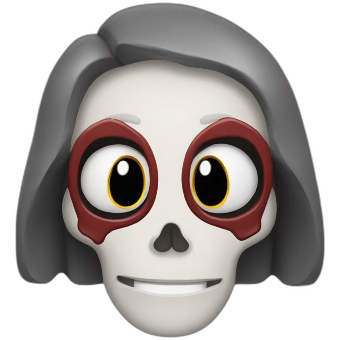 Squelette qui fume emoji
