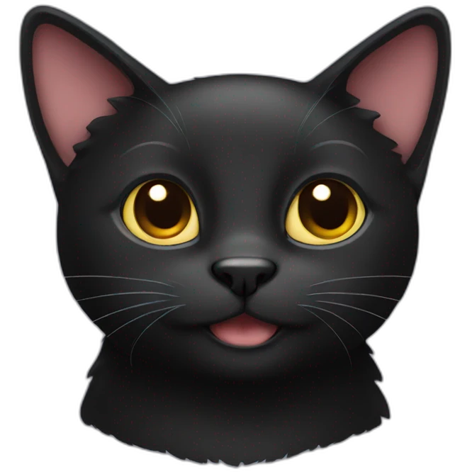 Black cat  emoji