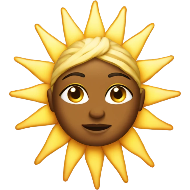 Sun goddess  emoji