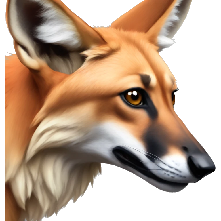 Maned wolf emoji
