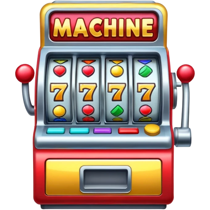 Cartoon like slot machine emoji