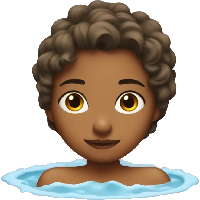girl in hot tub emoji