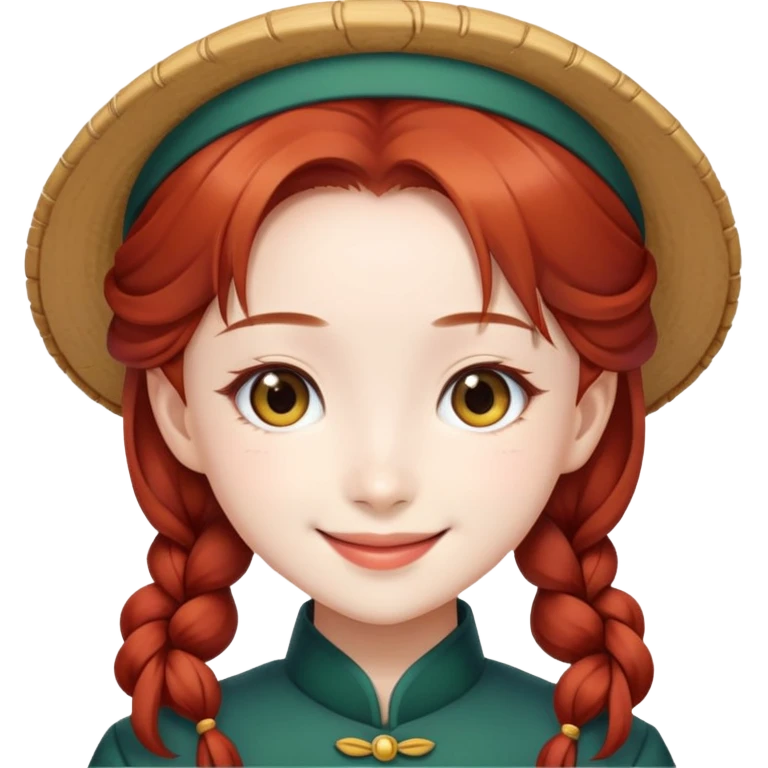 Hong Meiling smiling emoji