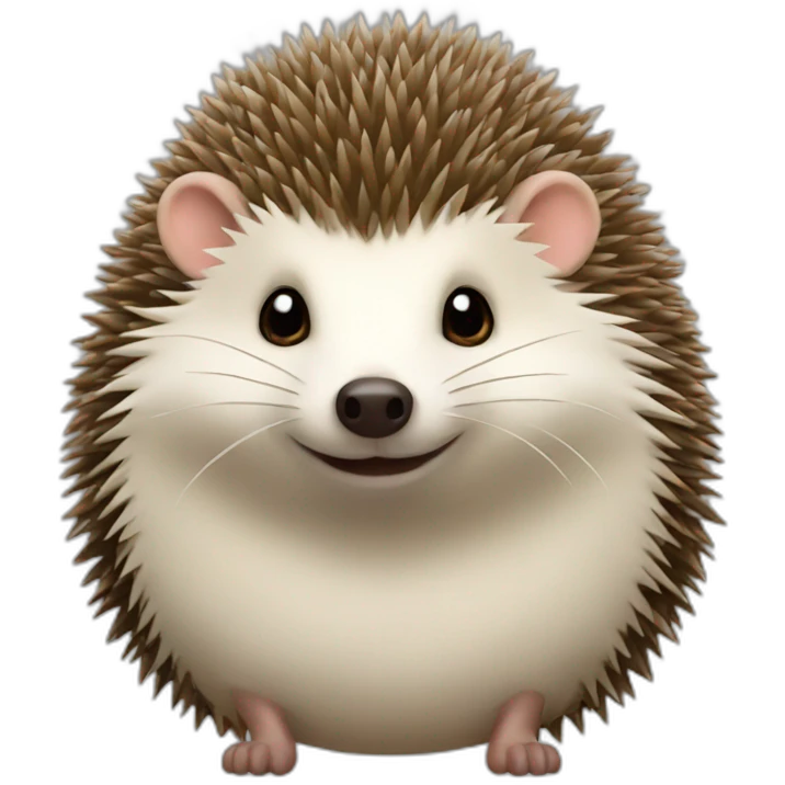 realistic full body hedgehog emoji