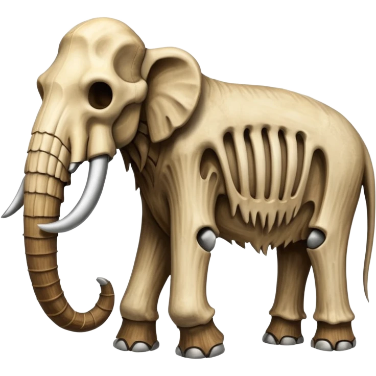 skeleton of a mammoth emoji