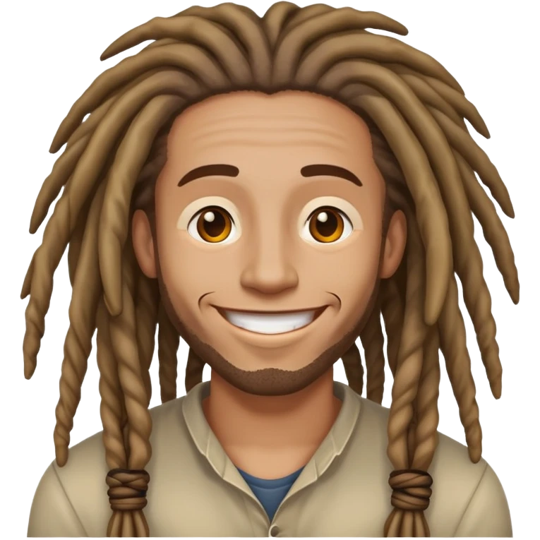 Man with dreadlocks  emoji