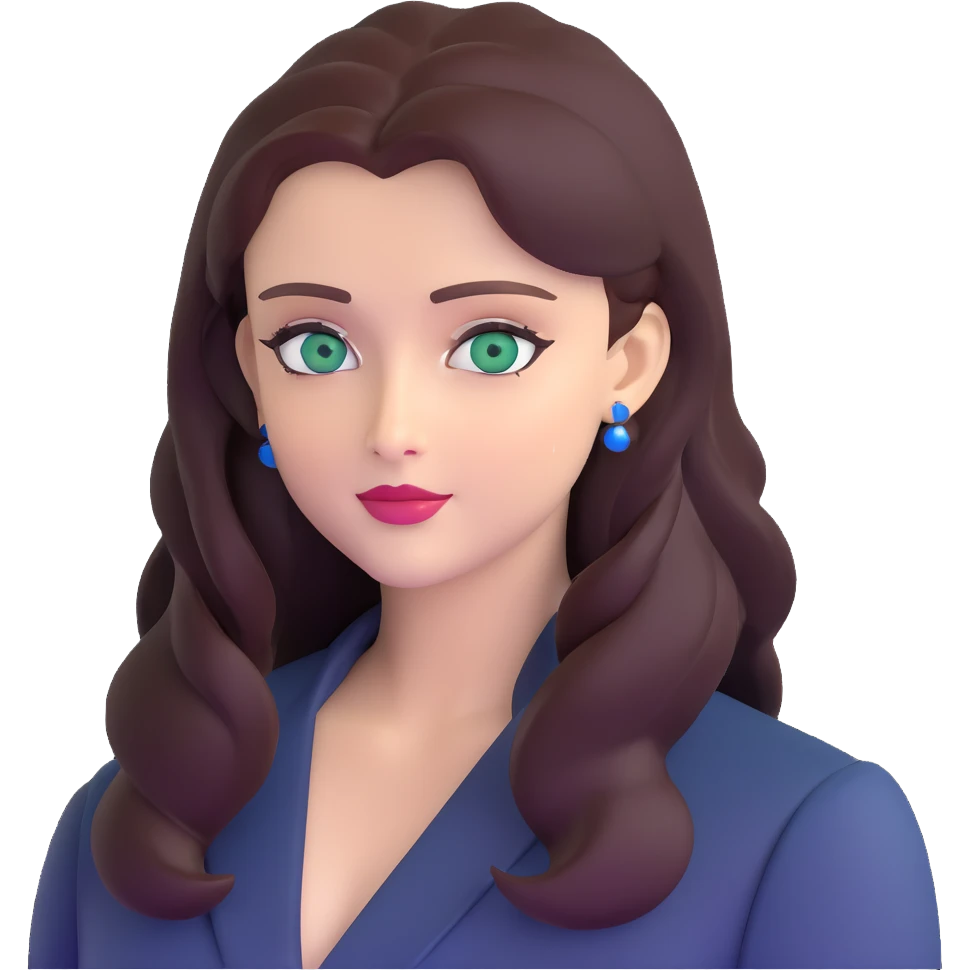 Aishwarya Rai, famous Indian actress with blue-green eyes emoji