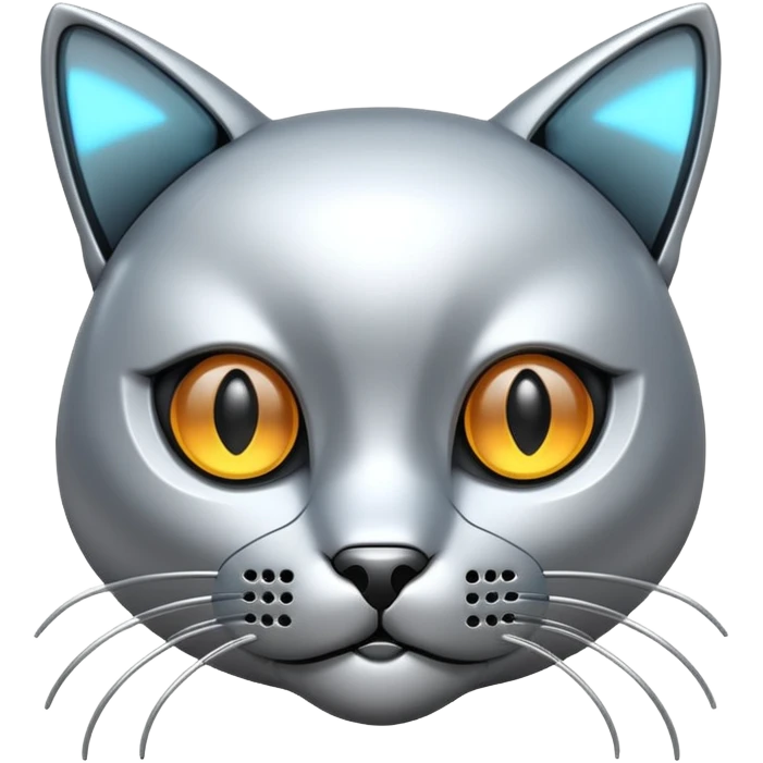 Make the cat more ai emoji