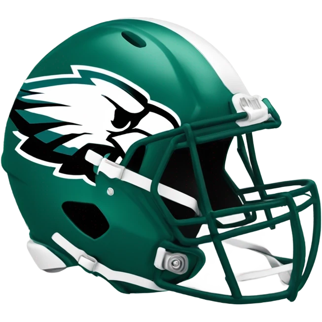 The eagles American football team helmet emoji