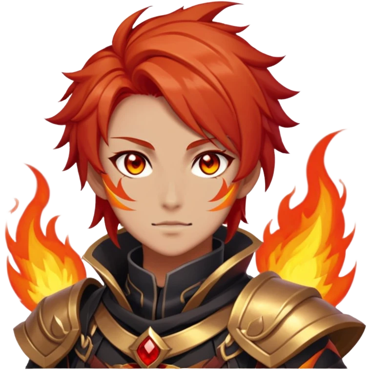 Mavuika The Pyro Archon from Genshin Impact emoji